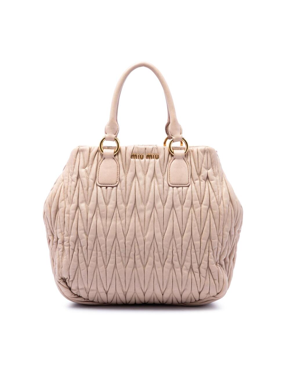 Miu Matelasse Nappa Convertible #346598M58B